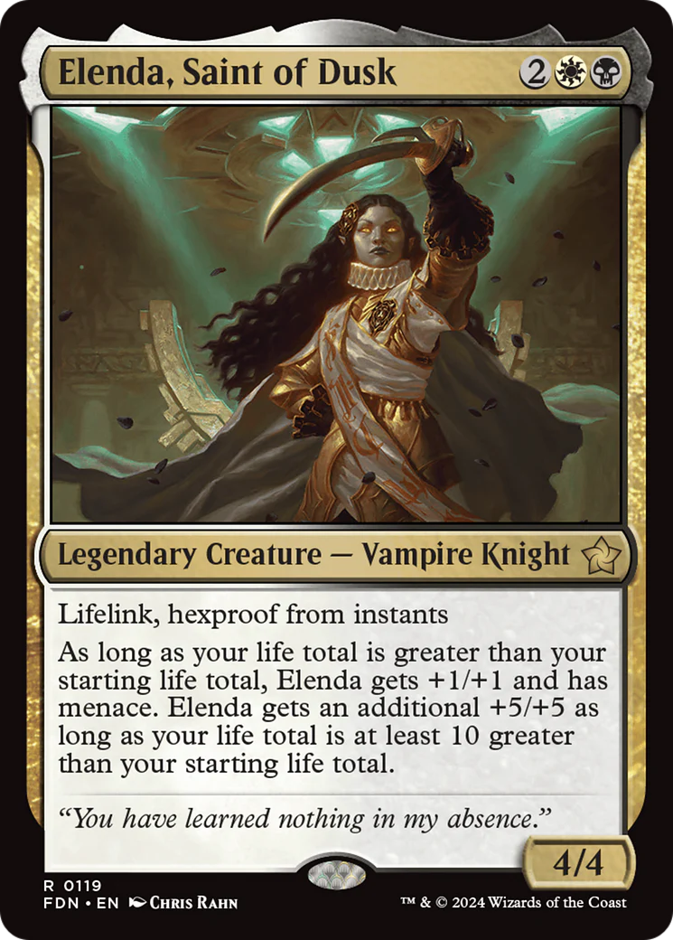 Elenda, Saint of Dusk (FDN-119) - Foundations [Rare]