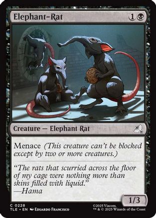 Elephant-Rat (TLE-228) - Avatar: The Last Airbender: Eternal-Legal Foil [Common]