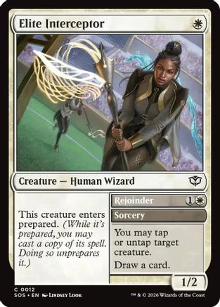 Elite Interceptor (SOS-012) - Secrets of Strixhaven [Common]