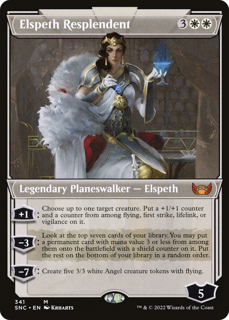 Elspeth Resplendent (SNC-341) - Streets of New Capenna: (Showcase) [Mythic]
