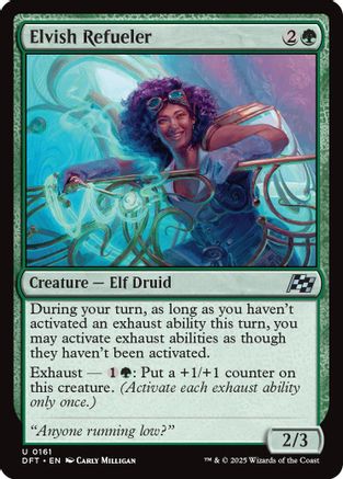 Elvish Refueler (DFT-161) - Aetherdrift [Rare]