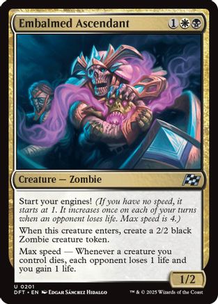 Embalmed Ascendant (DFT-201) - Aetherdrift [Uncommon]