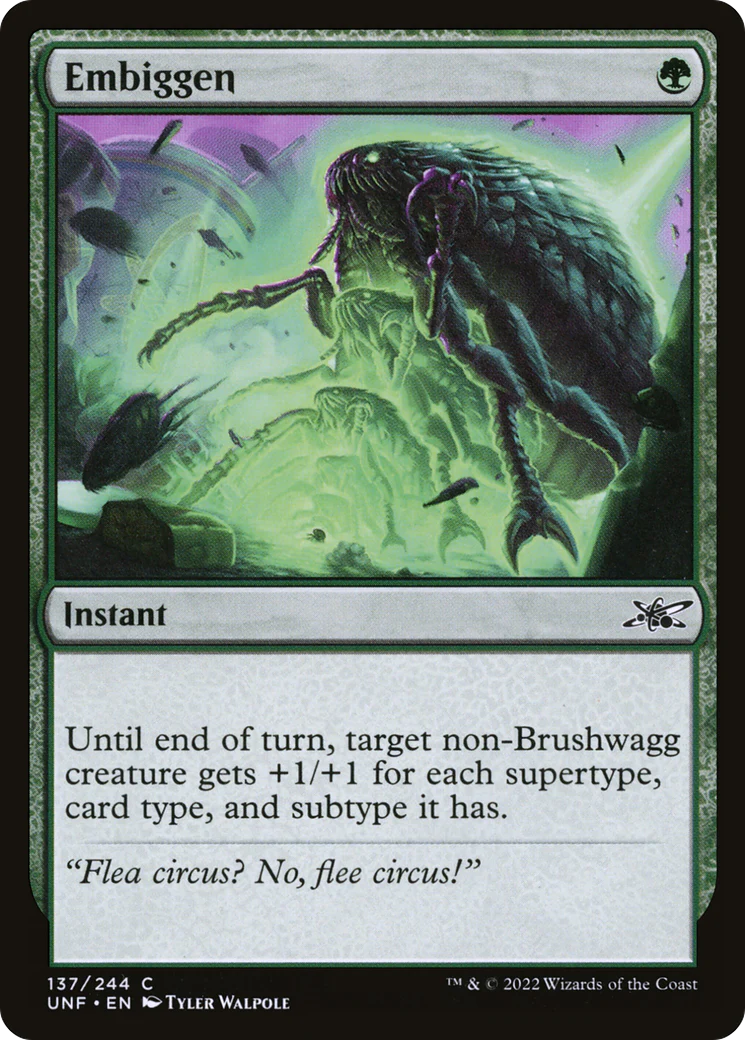 Embiggen (UNF-137) - Unfinity Foil [Common]