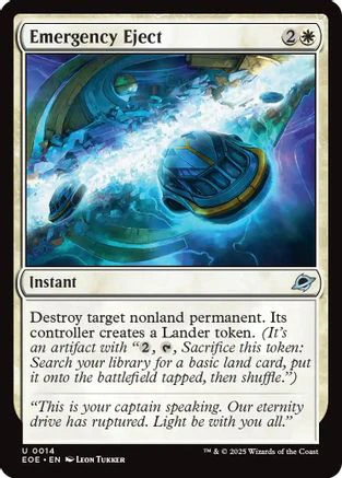 Emergency Eject (EOE-014) - Edge of Eternities Foil [Uncommon]