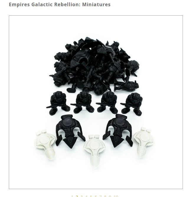 Empires Galactic Rebellion: Miniatures - Black