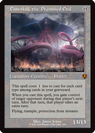 Emrakul, the Promised End (Retro Frame) (INR-330) - Innistrad Remastered [Mythic]