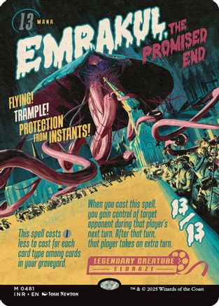 Emrakul, the Promised End (Showcase) (INR-481) - Innistrad Remastered [Mythic]