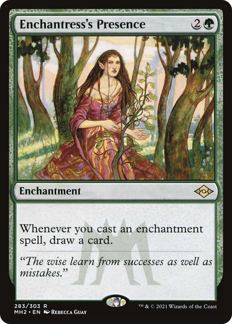 Enchantress's Presence (MH2-283) - Modern Horizons 2 Etched Foil [Rare]