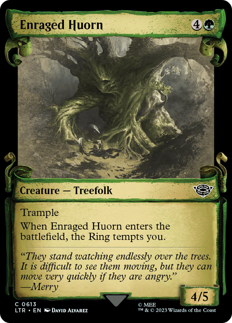 Enraged Huorn (LTR-613) - The Lord of the Rings: Tales of Middle-earth: (Showcase) Scroll [Common]