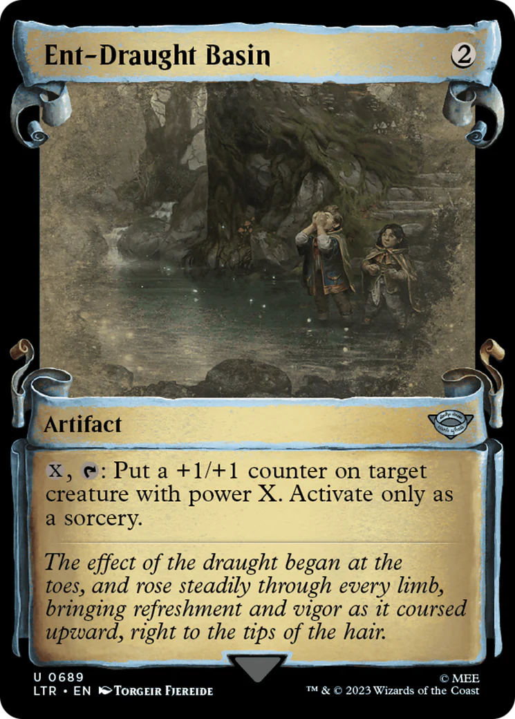 Ent-Draught Basin (LTR-689) - The Lord of the Rings: Tales of Middle-earth: (Showcase) Scroll Foil [Uncommon]