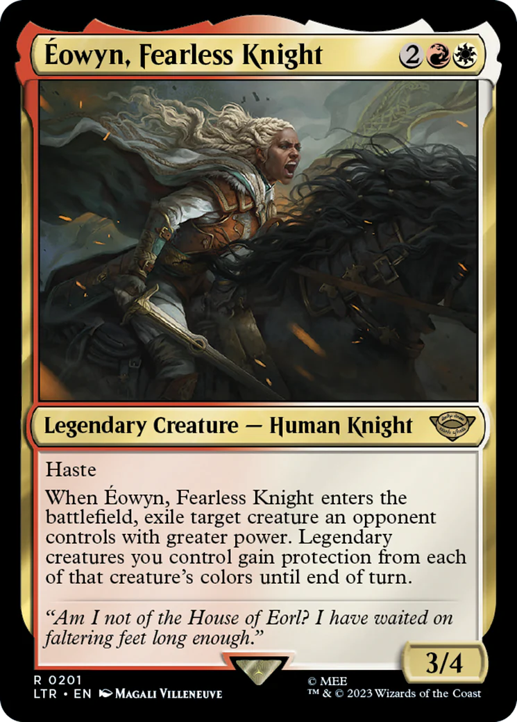 Éowyn, Fearless Knight (LTR-201) - The Lord of the Rings: Tales of Middle-earth [Rare]