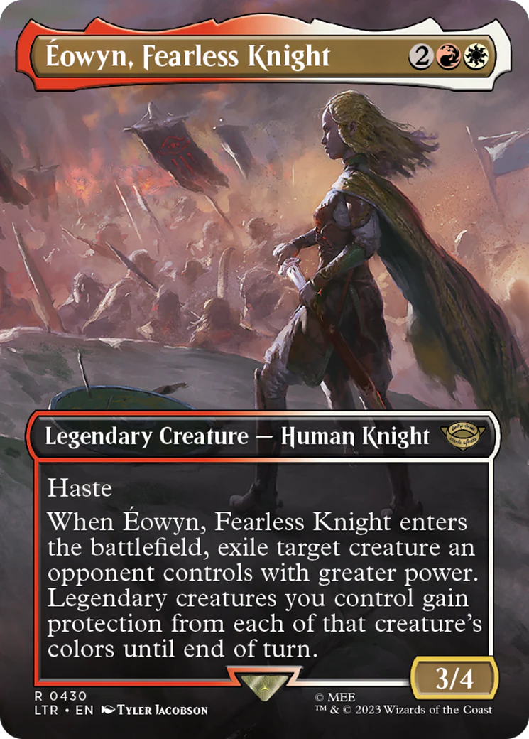 Éowyn, Fearless Knight (LTR-430) - The Lord of the Rings: Tales of Middle-earth (Borderless) [Rare]