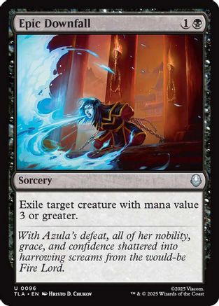 Epic Downfall (TLA-096) - Avatar: The Last Airbender Foil [Uncommon]
