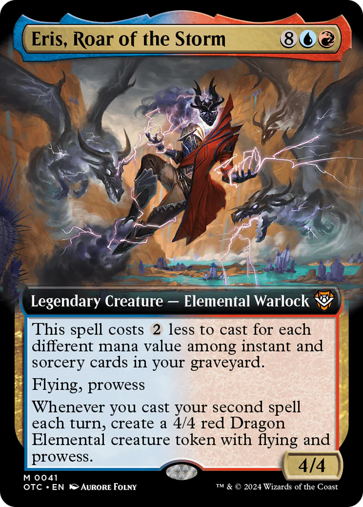 Eris, Roar of the Storm (OTC-041) - Outlaws of Thunder Junction Commander: (Extended Art) [Mythic]