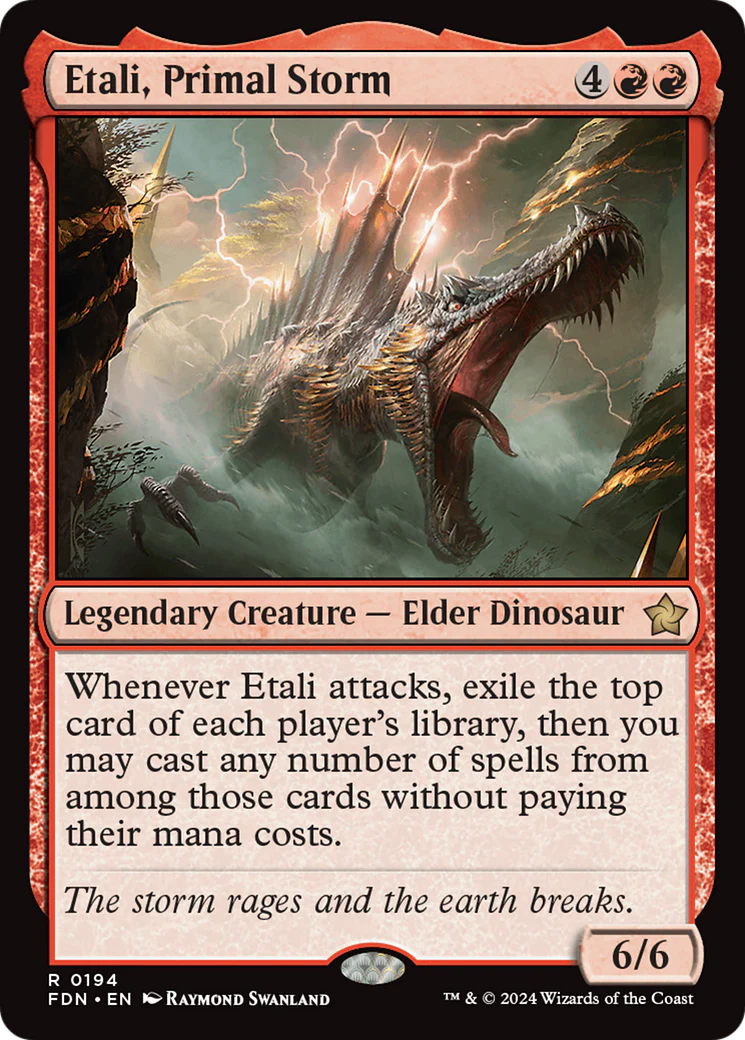 Etali, Primal Storm (FDN-194) - Foundations Foil [Rare]