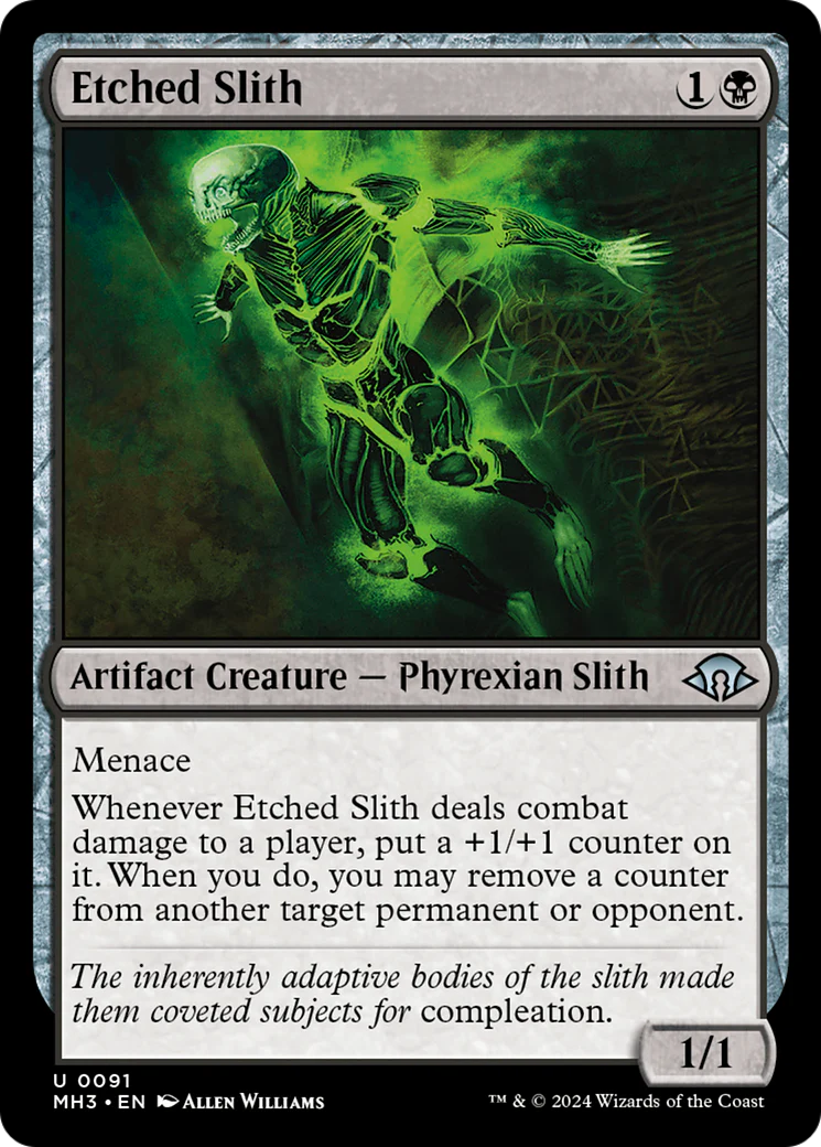 Etched Slith (MH3-091) - Modern Horizons 3 [Uncommon]