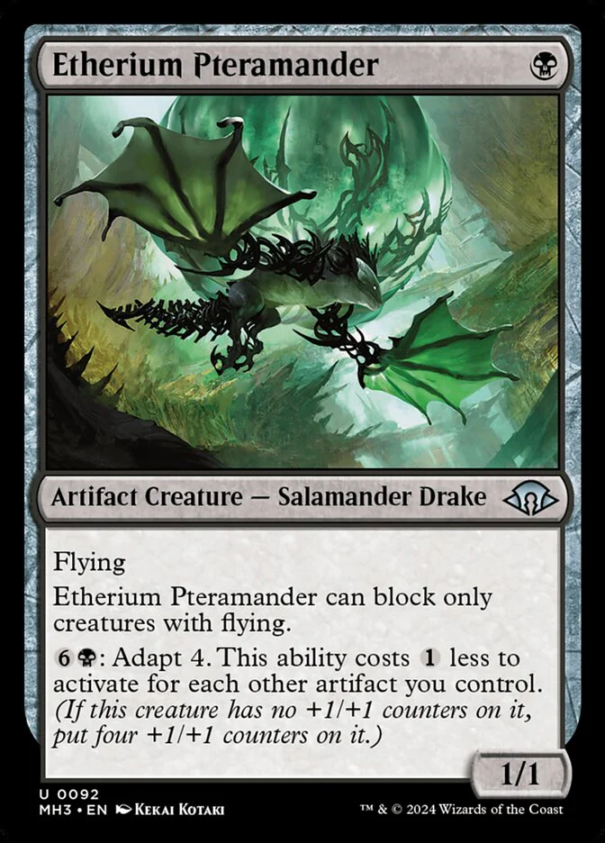 Etherium Pteramander (MH3-092) - Modern Horizons 3 Foil [Uncommon]