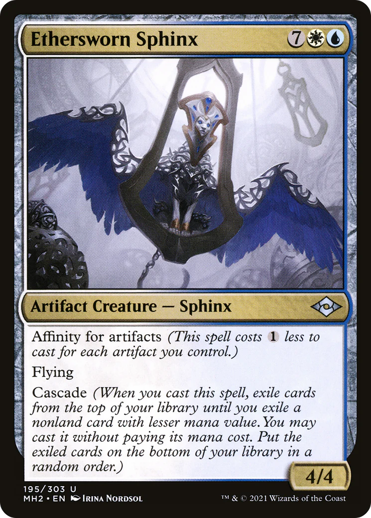 Ethersworn Sphinx (MH2-195) - Modern Horizons 2 Foil [Uncommon]