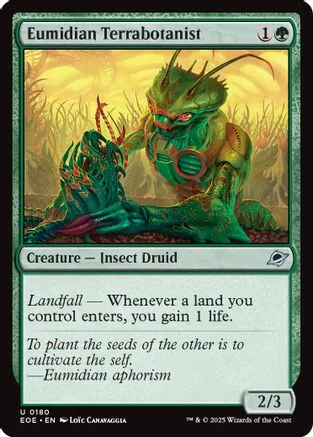 Eumidian Terrabotanist (EOE-180) - Edge of Eternities [Uncommon]