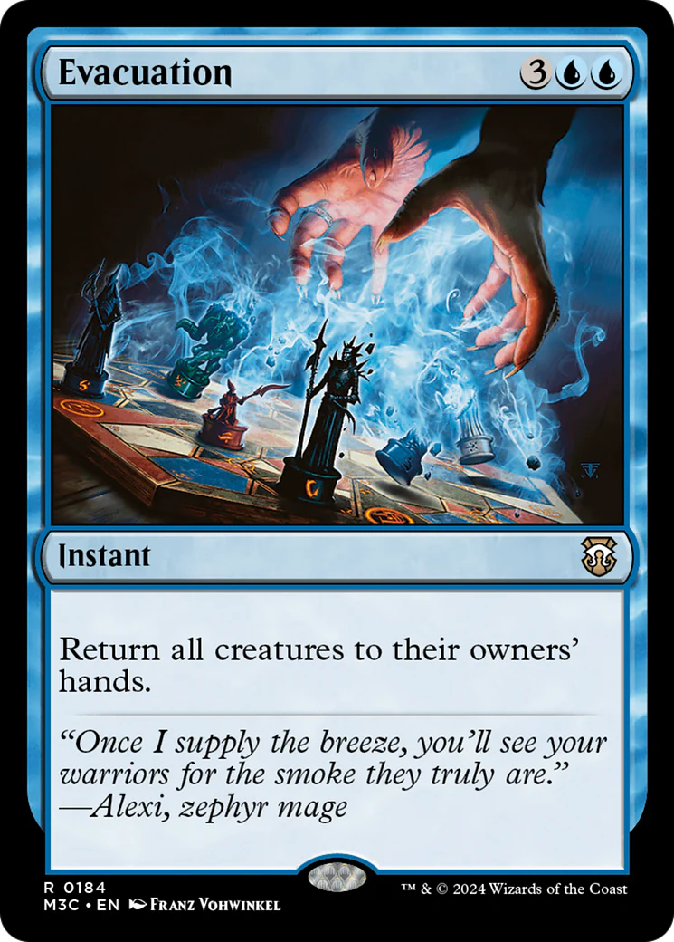Evacuation (M3C-184) - Modern Horizons 3 Commander Foil [Rare]