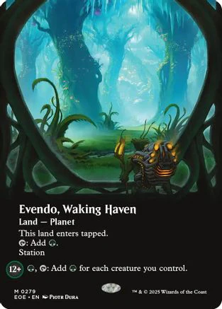 Evendo, Waking Haven (Borderless) (EOE-279) - Edge of Eternities [Mythic]