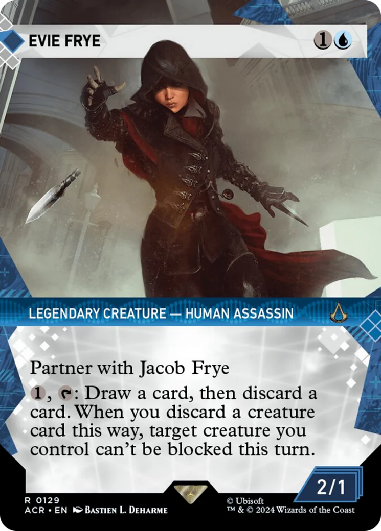 Evie Frye (ACR-129) - Assassin's Creed: (Showcase) (Borderless) Foil [Rare]