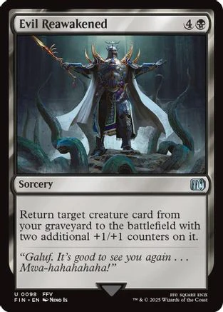 Evil Reawakened (FIN-098) - FINAL FANTASY Foil [Uncommon]
