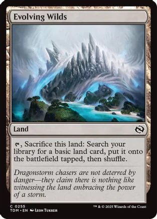Evolving Wilds (TDM-255) - Tarkir: Dragonstorm [Common]