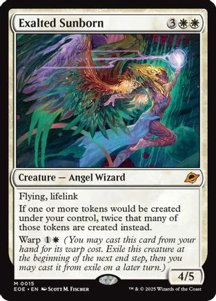 Exalted Sunborn (EOE-015) - Edge of Eternities Foil [Mythic]