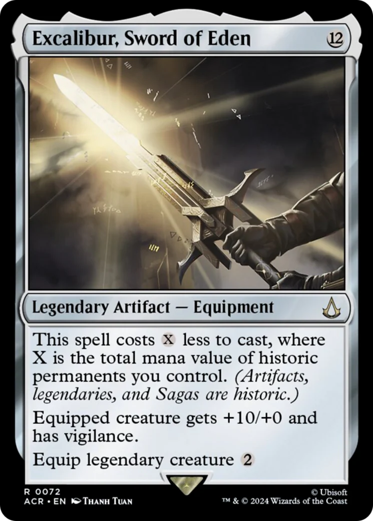Excalibur, Sword of Eden (ACR-072) - Assassin's Creed Foil [Rare]