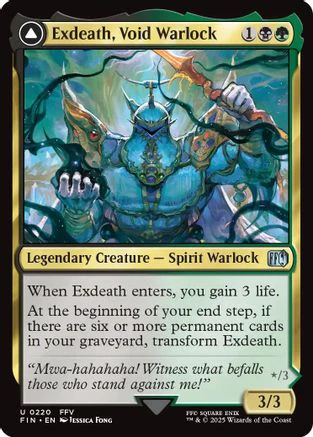 Exdeath, Void Warlock (FIN-220) - FINAL FANTASY [Uncommon]