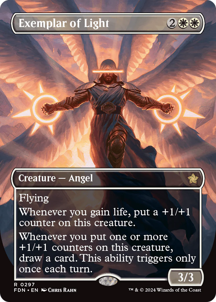 Exemplar of Light (FDN-297) - Foundations (Borderless) [Rare]