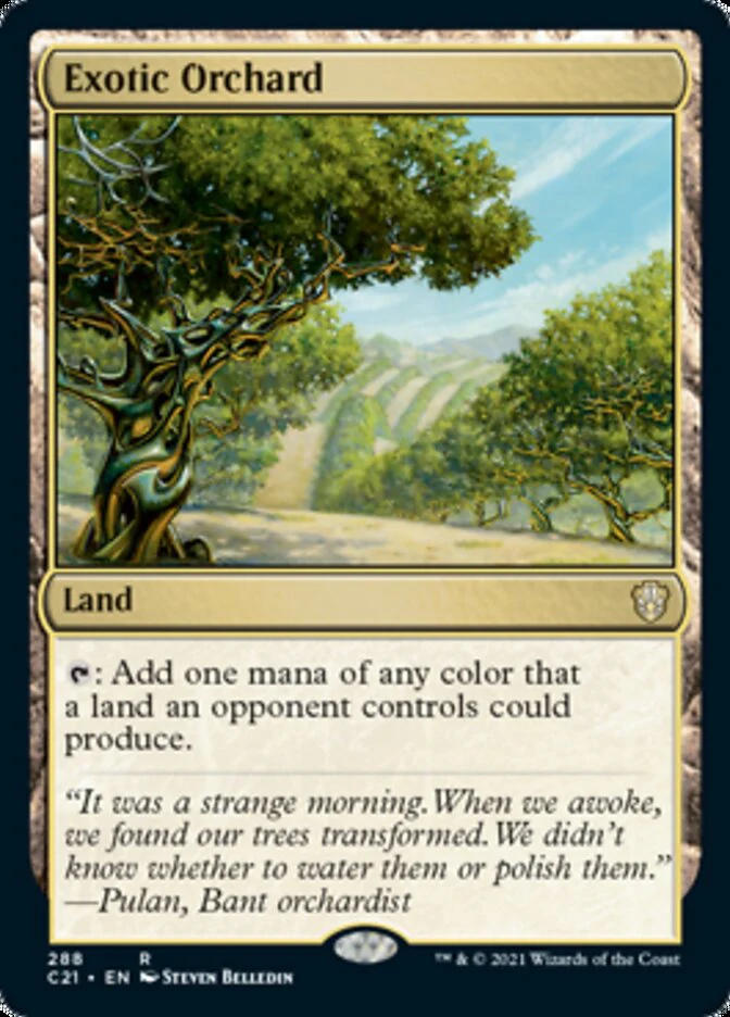 Exotic Orchard (C21-288) - Commander 2021 [Rare]