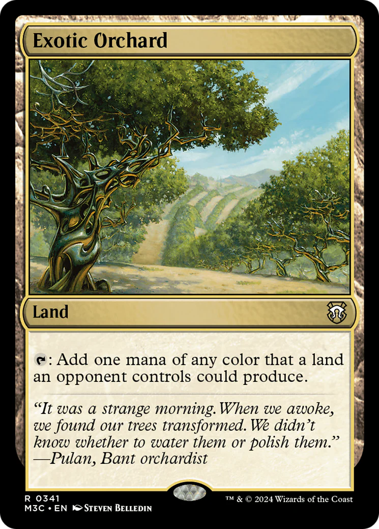 Exotic Orchard (M3C-341) - Modern Horizons 3 Commander [Rare]