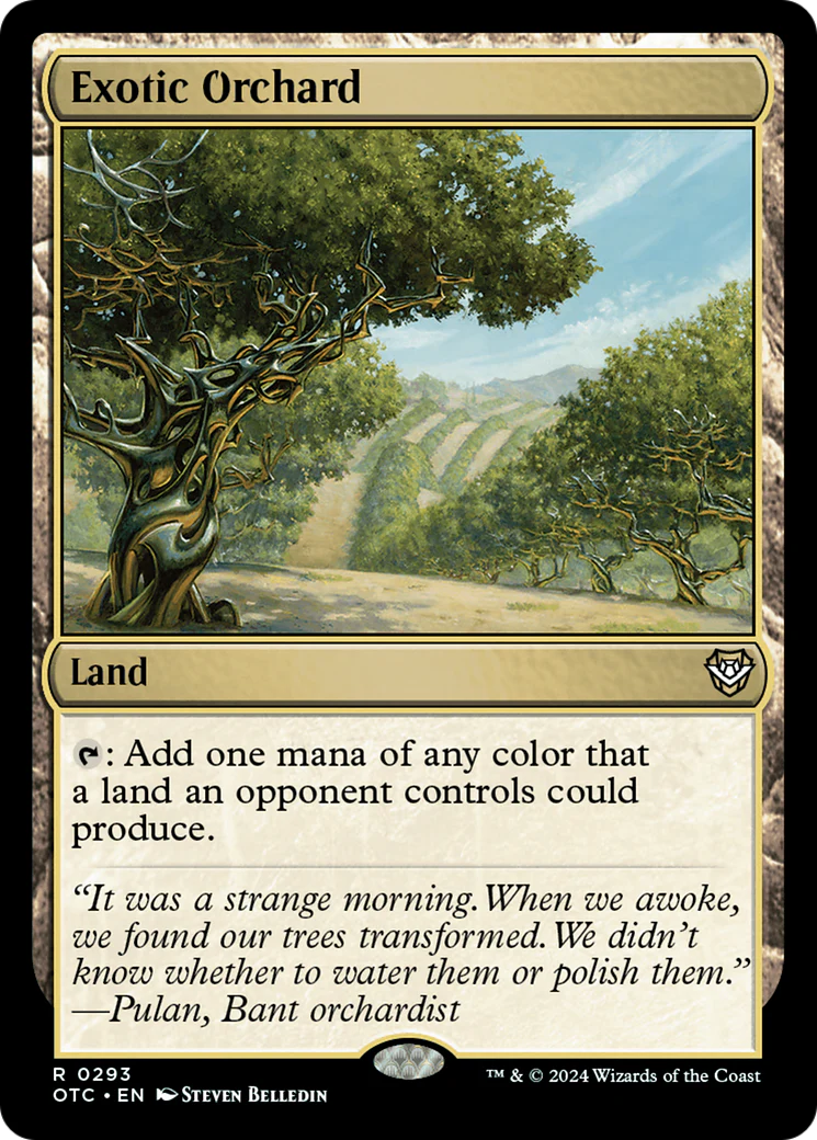 Exotic Orchard (OTC-293) - Outlaws of Thunder Junction Commander [Rare]