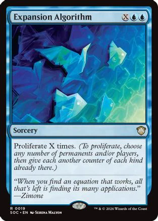 Expansion Algorithm (SOC-019) - Commander: Secrets of Strixhaven [Rare]