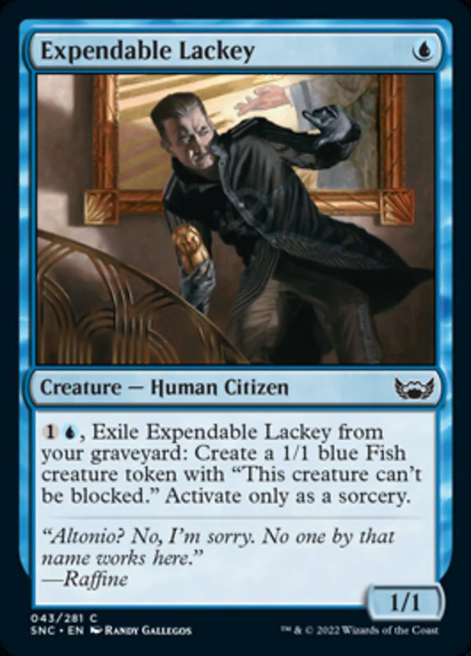 Expendable Lackey (SNC-043) - Streets of New Capenna [Common]