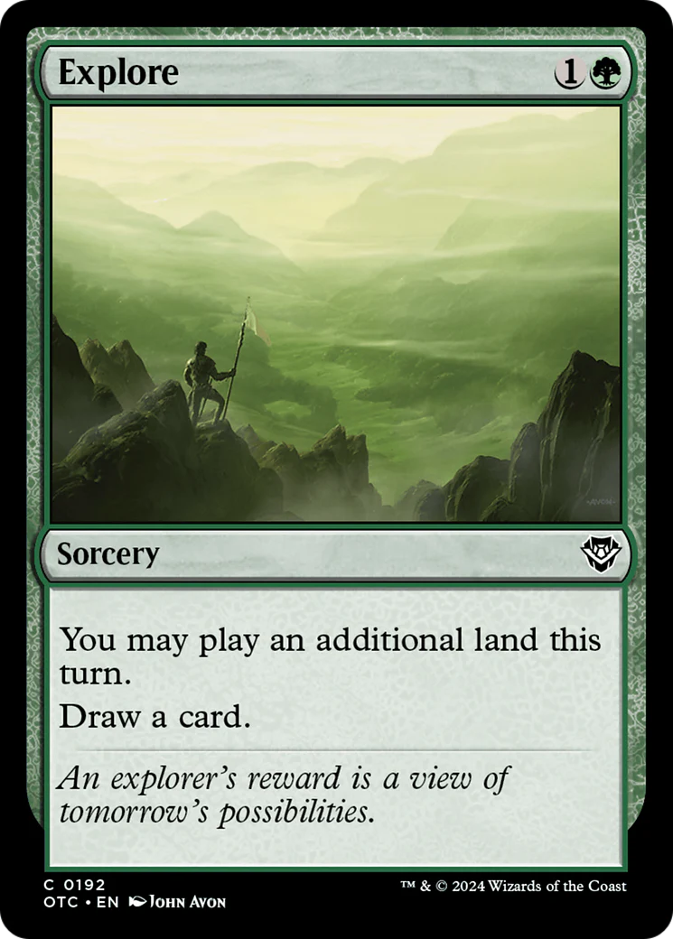 Explore (OTC-192) - Outlaws of Thunder Junction Commander [Common]
