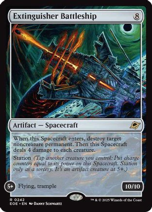 Extinguisher Battleship (EOE-242) - Edge of Eternities Foil [Rare]