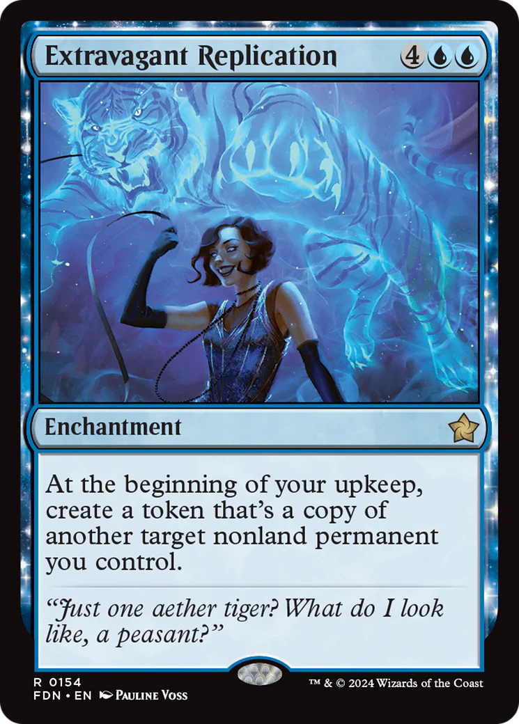 Extravagant Replication (FDN-154) - Foundations Foil [Rare]