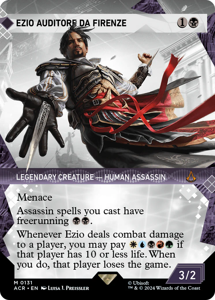 Ezio Auditore da Firenze (ACR-131) - Assassin's Creed: (Showcase) (Borderless) [Mythic]
