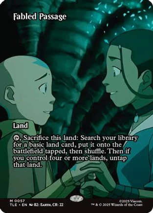 Fabled Passage (Borderless) (TLE-057) - Avatar: The Last Airbender: Eternal-Legal [Mythic]