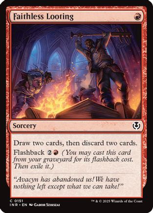 Faithless Looting (INR-151) - Innistrad Remastered [Common]