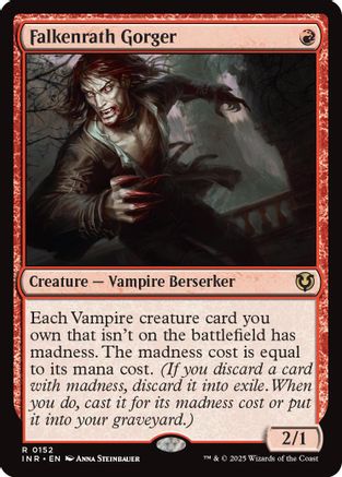 Falkenrath Gorger (INR-152) - Innistrad Remastered [Rare]