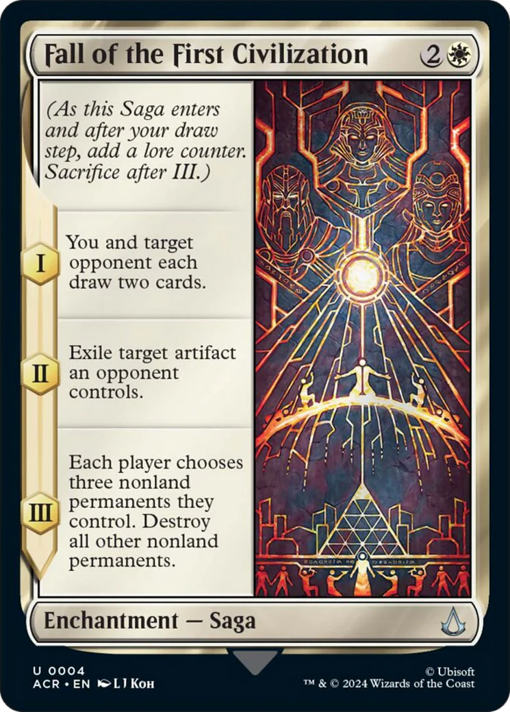 Fall of the First Civilization (ACR-004) - Assassin's Creed [Uncommon]