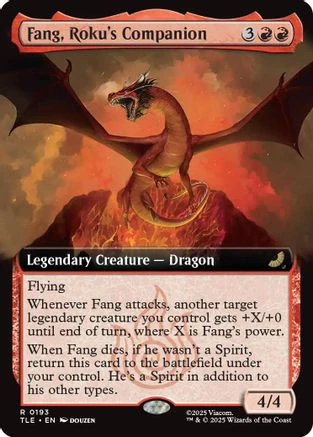 Fang, Roku's Companion (Extended Art) (TLE-193) - Avatar: The Last Airbender: Eternal-Legal [Rare]