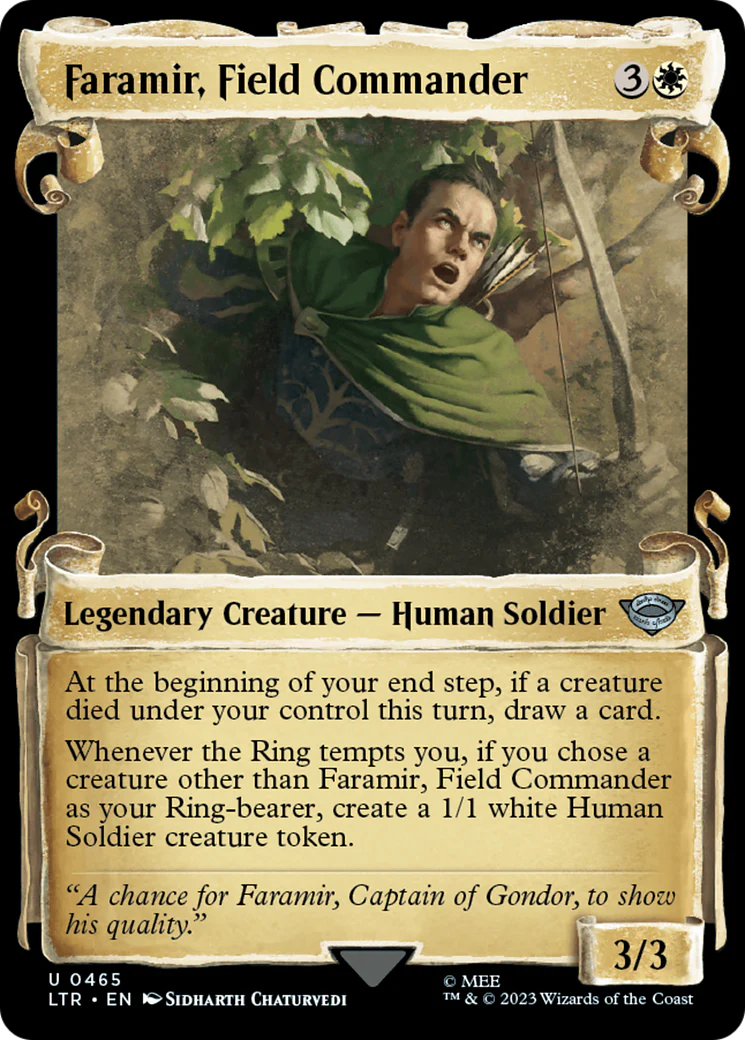 Faramir, Field Commander (LTR-465) - The Lord of the Rings: Tales of Middle-earth: (Showcase) Scroll [Uncommon]