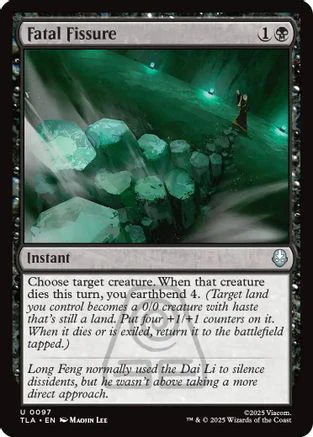 Fatal Fissure (TLA-097) - Avatar: The Last Airbender Foil [Uncommon]