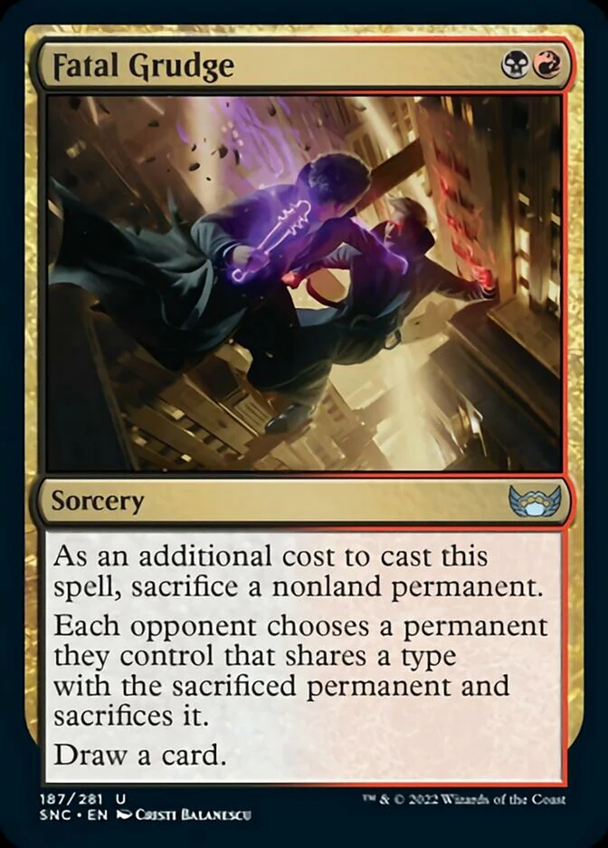 Fatal Grudge (SNC-187) - Streets of New Capenna [Uncommon]
