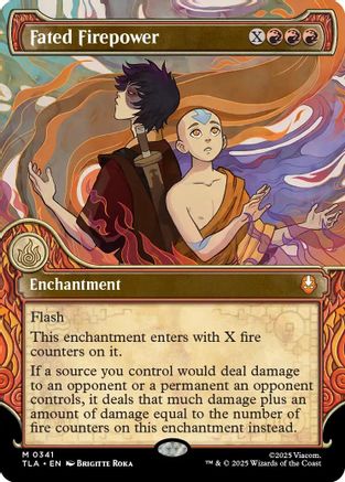 Fated Firepower (Showcase) (TLA-341) - Avatar: The Last Airbender Foil [Mythic]